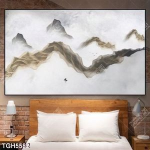 Tranh ghép nghệ thuật sông và núi