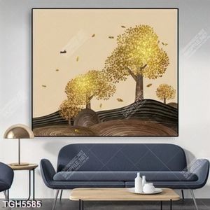Tranh ghép cây gold