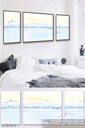 Tranh ghép 3d nghệ thuật hiên đại 016