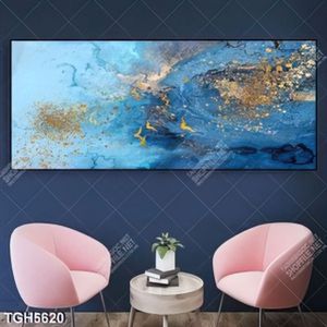 Tranh sơn dầu đàn chim nghệ thuật