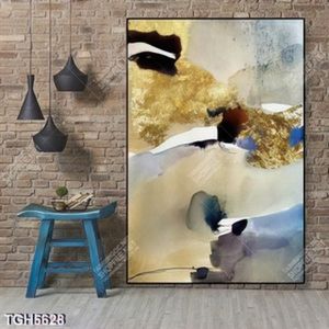 Tranh ghép in canvas trừu tượng