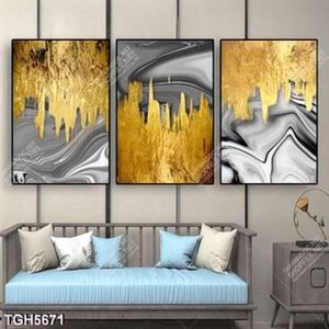 Tranh ghép 3 tấm nghệ thuật trừu tượng