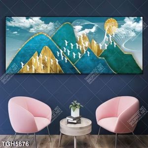 Tranh trừu tượng núi