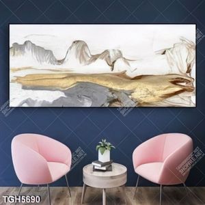Tranh ghép trừu tượng núi nghệ thuật