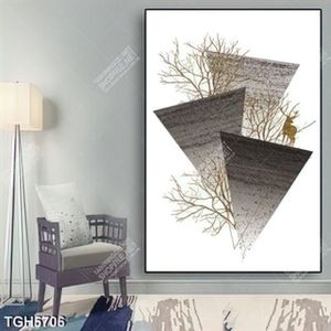 Tranh ghép hươu nghệ thuật