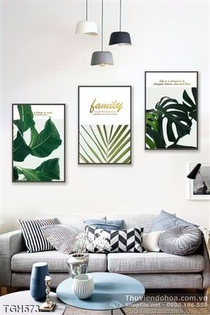 Tranh ghép cái lá chuối xanh mùa hè