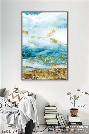 Tranh ghép 3d hiện đại nghệ thuật mạ vàng 019