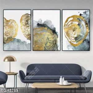 Tranh ghép 2 tấm vân gỗ gold