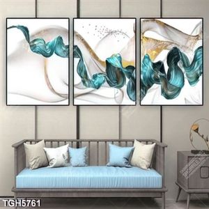 Tranh ghép 3 tấm lụa nghệ thuật