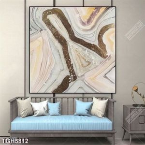 Tranh ghép in canvas trừu tượng đẹp