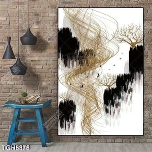 Tranh ghép khổ dọc đàn chim