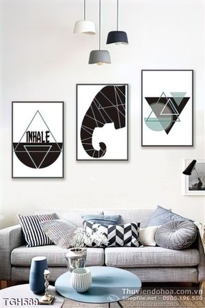 Tranh ghép nghệ thuật 3d đẹp hình con voi