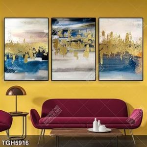 Tranh ghép 3 tấm sơn dầu đẹp