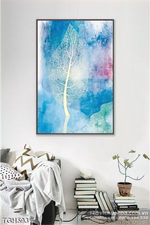 Tranh ghép 3d vẽ cái cây