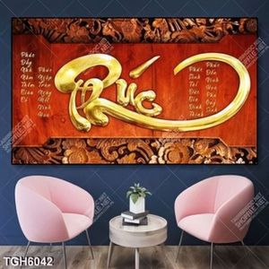 Tranh thư pháp chữ Phúc