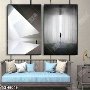 Tranh ghép 2 tấm không gian nghệ thuật