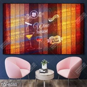 Tranh ghép decor quán nước