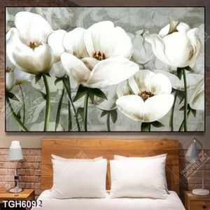 Tranh sơn dầu hoa tulip