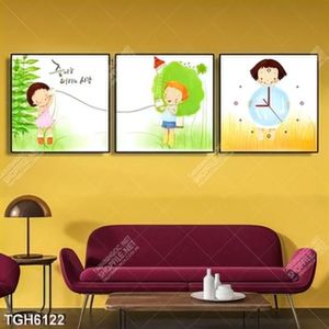Tranh ghép 3 tấm bé vui chơi