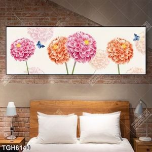 Tranh ghép hoa thược dược
