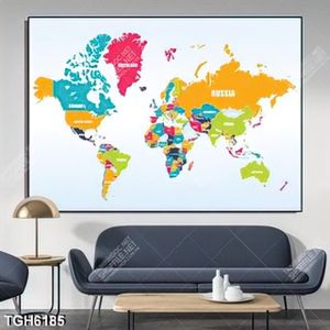 Tranh ghép map nghệ thuật