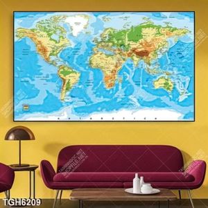 Tranh world map mới nhất
