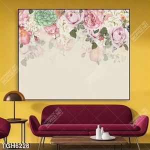 Tranh decor hoa hồng