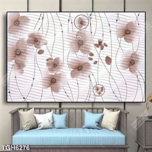 Tranh ghép hoa nền 3D đẹp