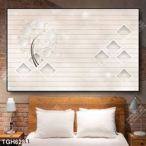 Tranh ghép 3D nền và cây nghệ thuật
