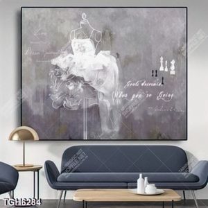 Tranh sơn dầu thời trang