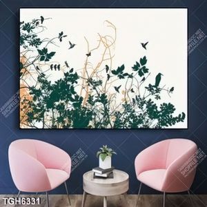 Tranh ghép sơn dầu in kính đẹp