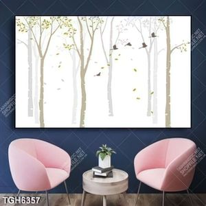 Tranh rừng cây nghệ thuật