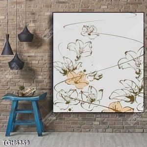 Tranh hoa và lá decor phòng đẹp