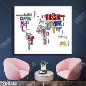 Tranh ghép bản đồ thế giới