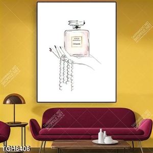 Tranh ghép chai nước hoa coco chanel