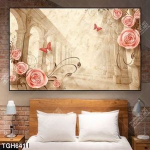 Tranh ghép hoa hồng 3D