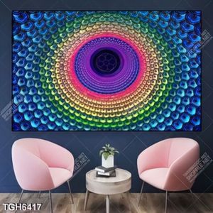 Tranh ghép nghệ thuật bi tròn xoáy