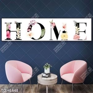 Tranh ghép decor chữ HOME