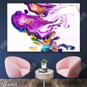Tranh ghép vết sơn trừu tượng