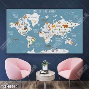 Tranh bản đồ thế giới