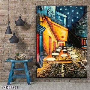 Tranh sơn dầu góc phố