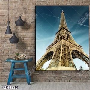 Tranh tháp eiffel  Paris