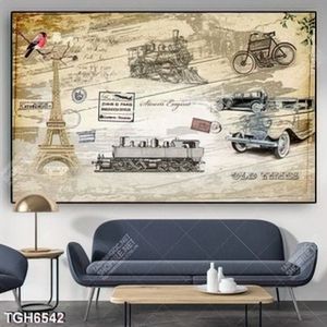 Tranh decor các loại phương tiện
