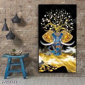 Tranh ghép khổ dọc chú voi