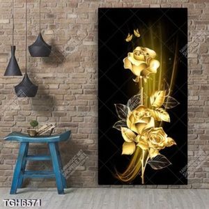 Tranh ghép hoa hồng gold