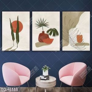 Tranh ghép 3 tấm decor phòng đẹp