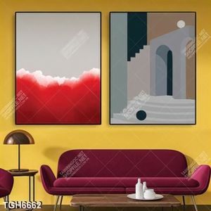 Tranh ghép 2 tấm hình nghệ thuật