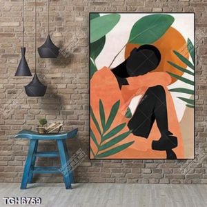 Tranh decor thiếu nữ