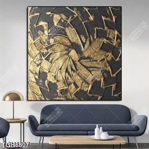 Tranh phù điêu trừu tượng gold