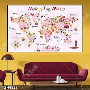 Tranh ghép bản đồ thế giới